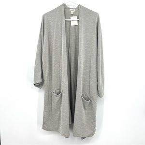 DONNI. Ribbed Sweater Coat - One Size Fits All+